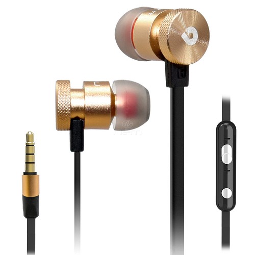 Auricolare oro nero super