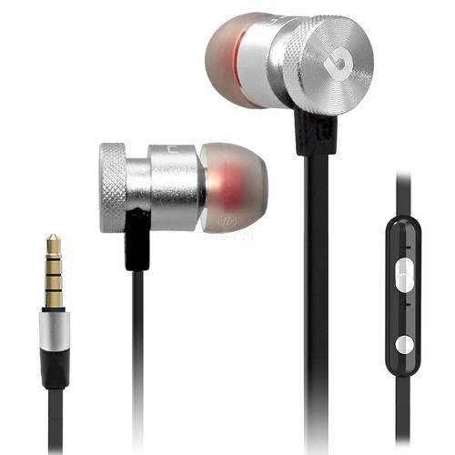 Auricolare argento nero super - auricolare,