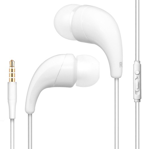 Auricolari 5mm colore bianco - 3,5mm,